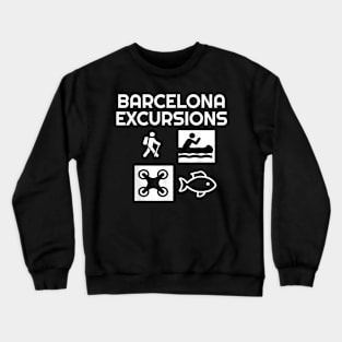 Barcelona Excursions V1 Crewneck Sweatshirt